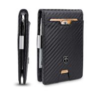 Mens Slim Wallet with Money Clip AUSTIN RFID Blocking Bifold Credit Card Holder for Men with Gift Box